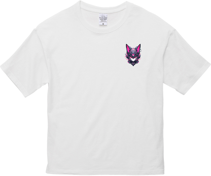 100% Cotton Oversized Tee | Mascot-Cat-001