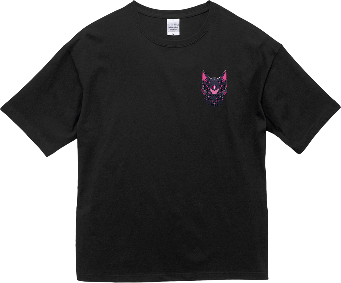 100% 纯棉超大T恤 | Mascot-Cat-002