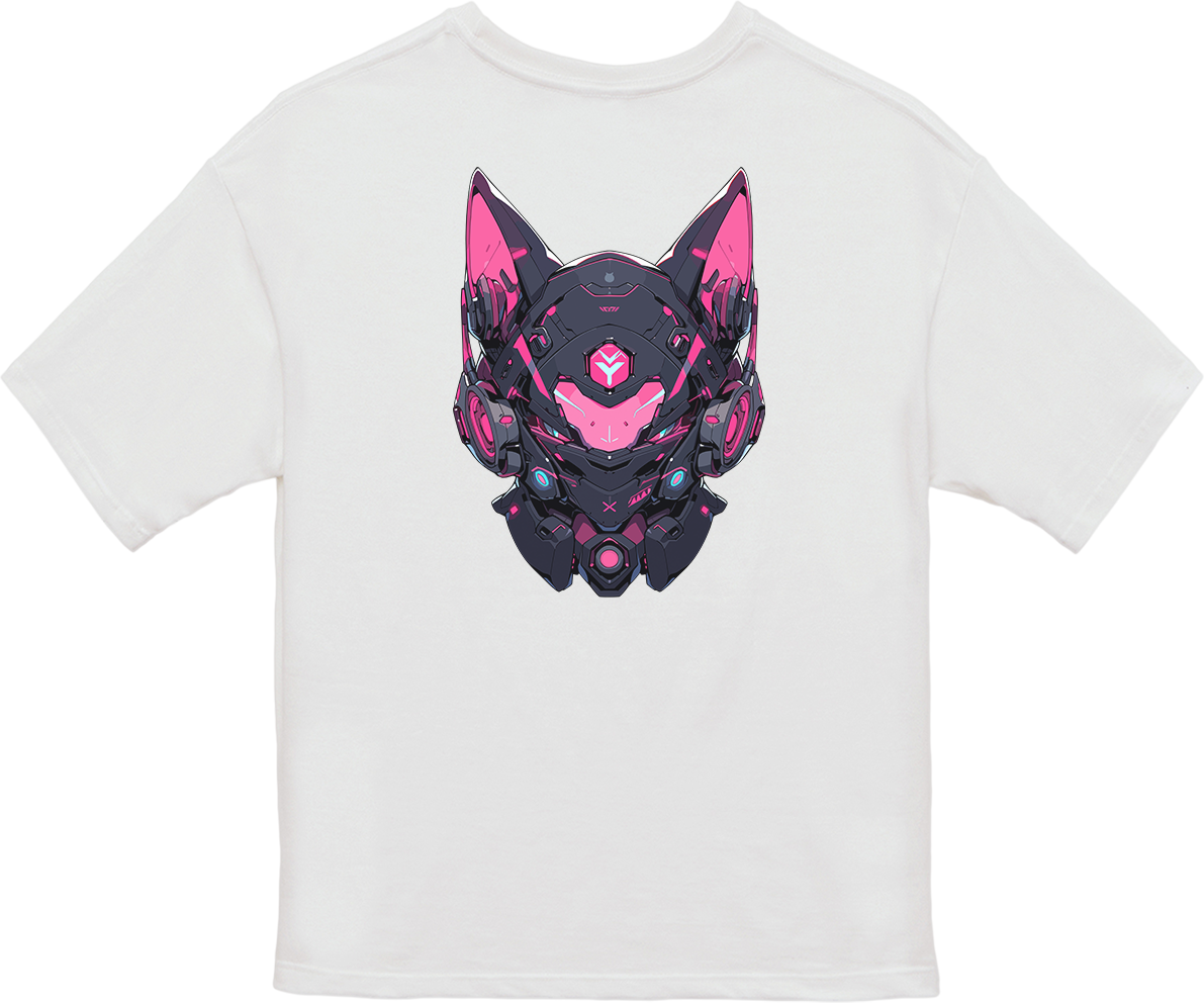 100% 纯棉超大T恤 | Mascot-Cat-002