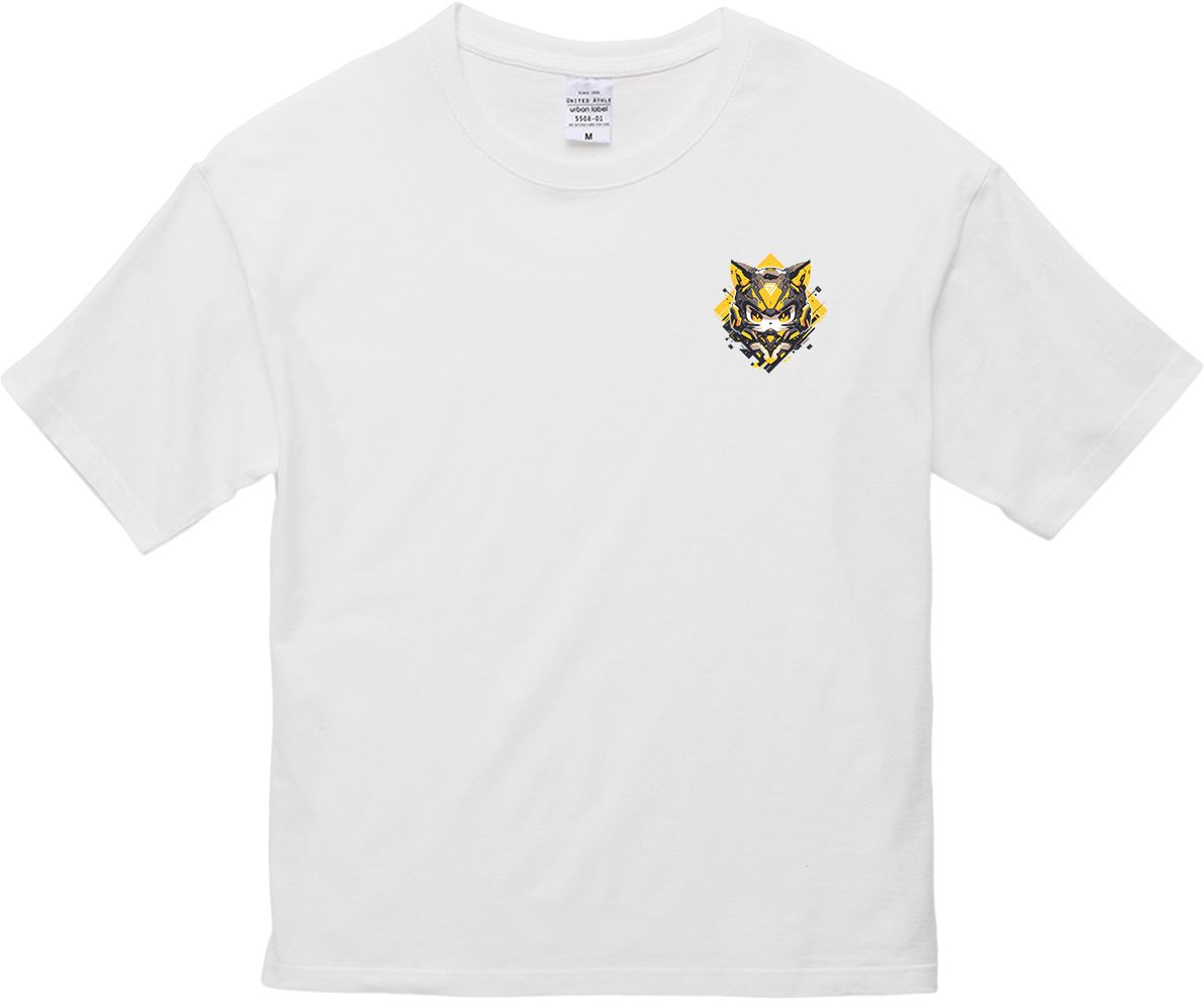 100%纯棉超大T恤 | Mascot-Cat-003
