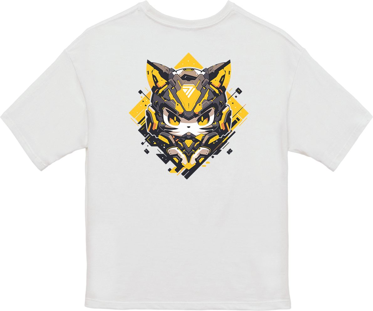 100%纯棉超大T恤 | Mascot-Cat-003