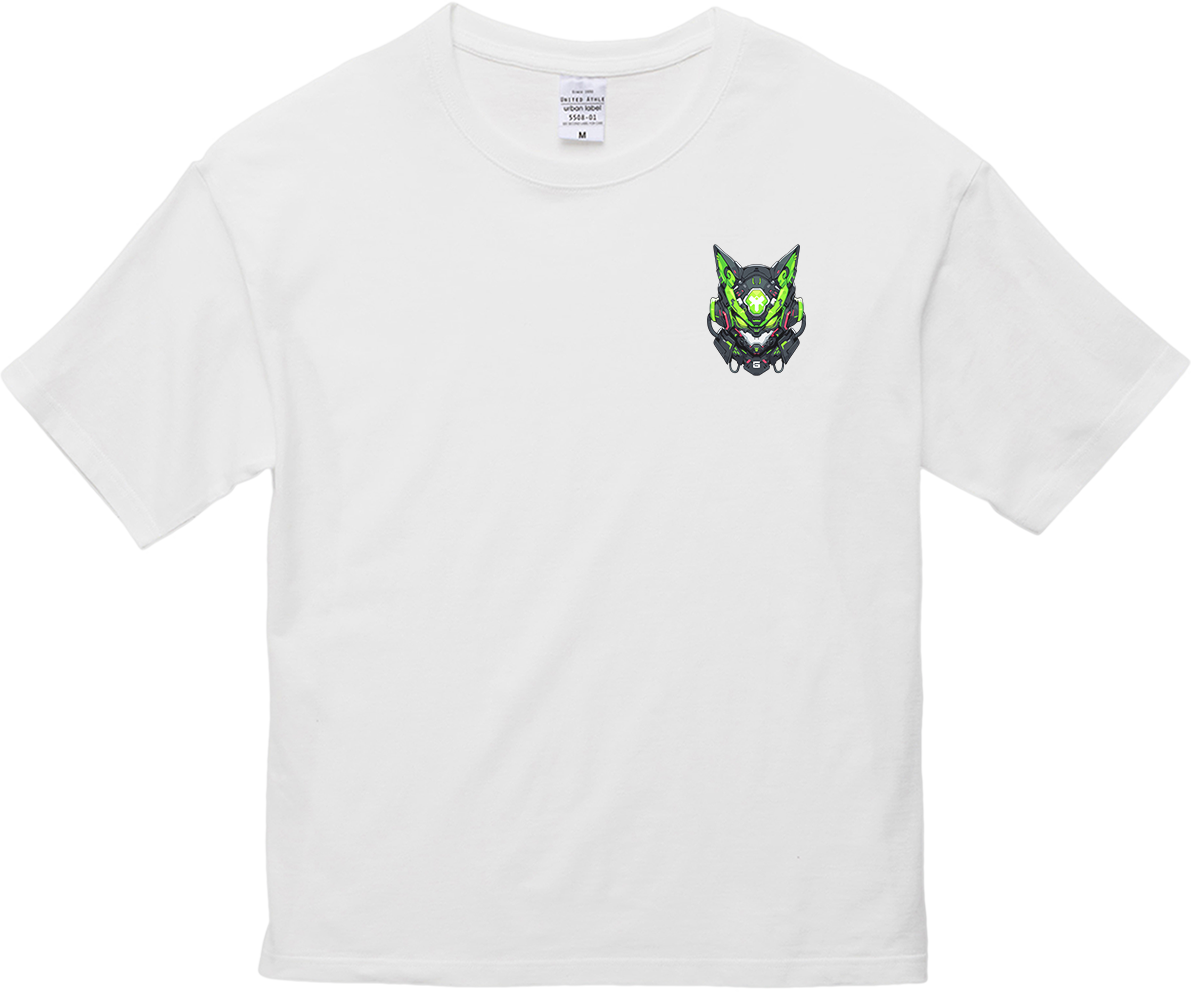 100% 纯棉超大T恤 | Mascot-Cat-005