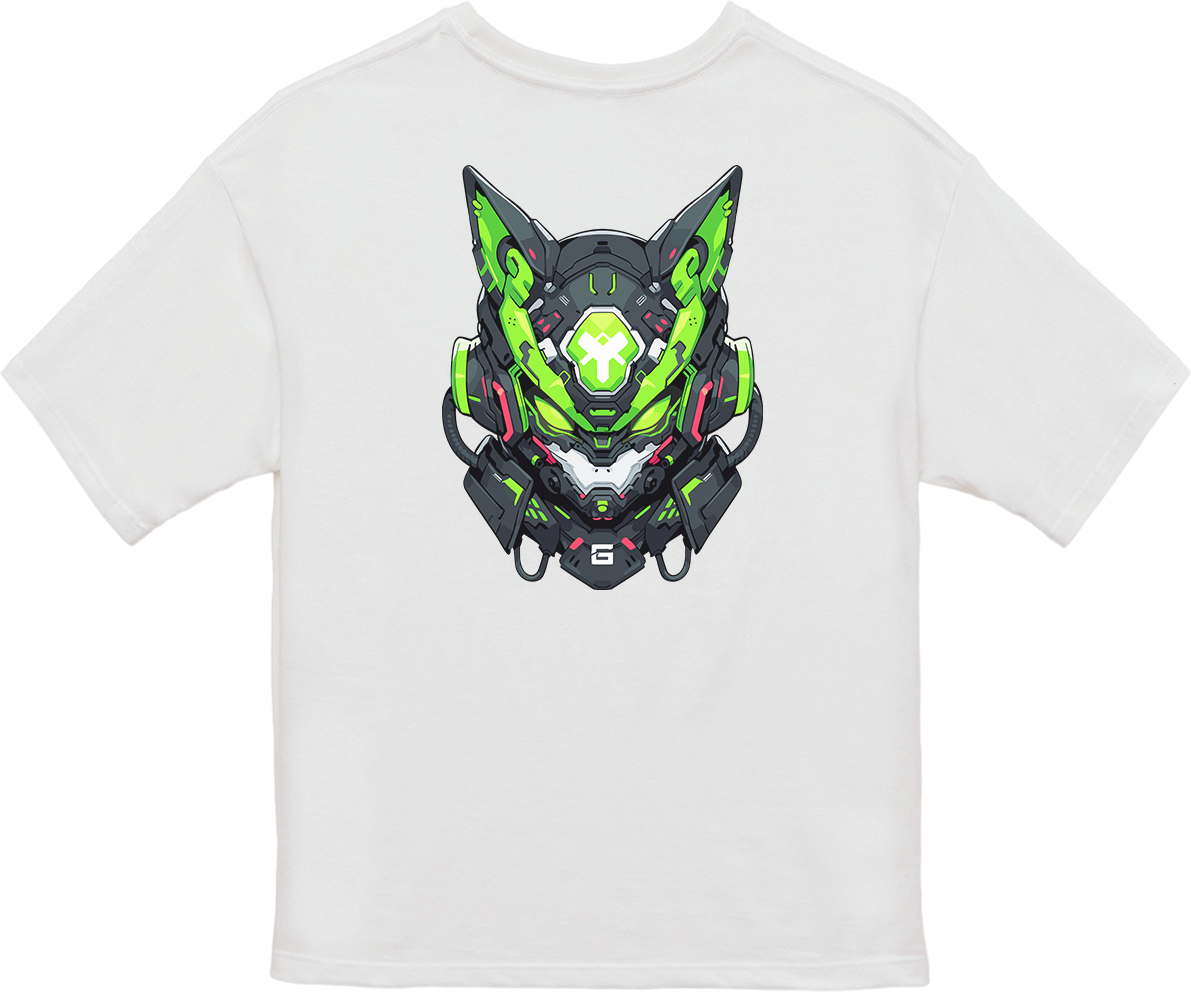 100% 纯棉超大T恤 | Mascot-Cat-005