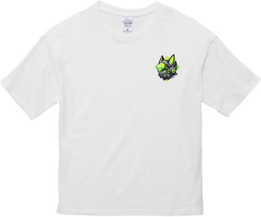 100% Cotton Oversized Tee | Mascot-Cat-006