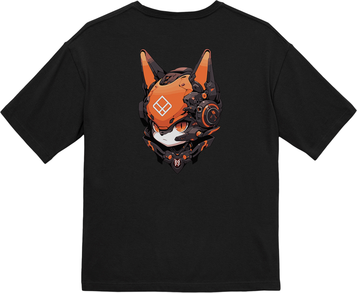 100%纯棉超大T恤 | Mascot-Cat-008