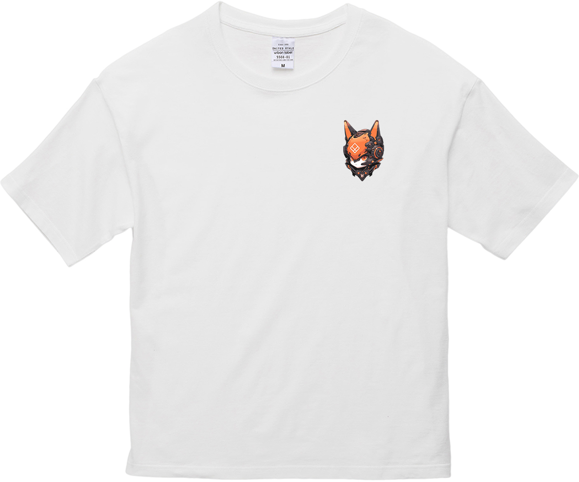 100%纯棉超大T恤 | Mascot-Cat-008