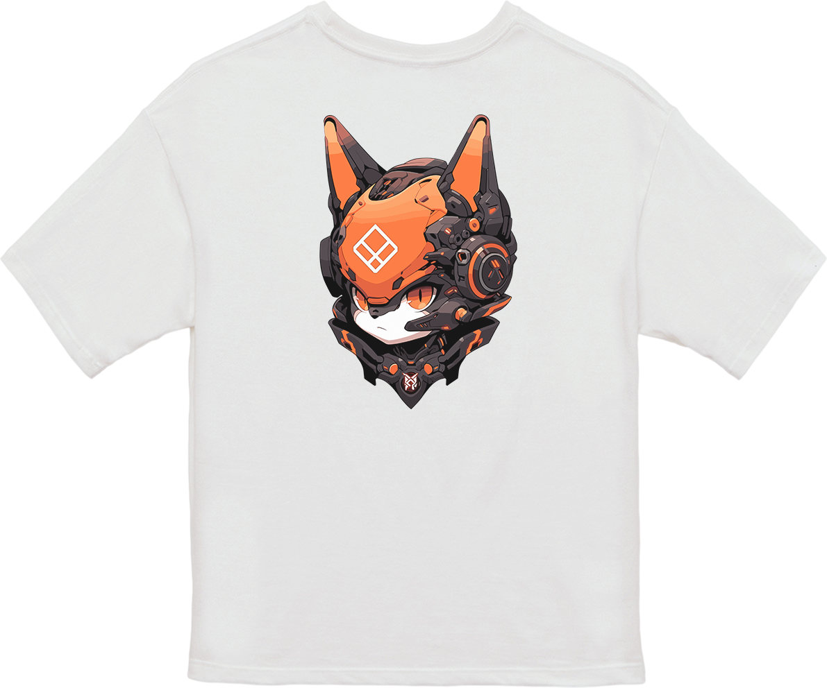 100%纯棉超大T恤 | Mascot-Cat-008