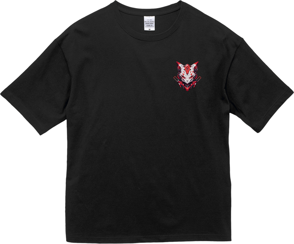 100% Cotton Oversized Tee | Mascot-Cat-010