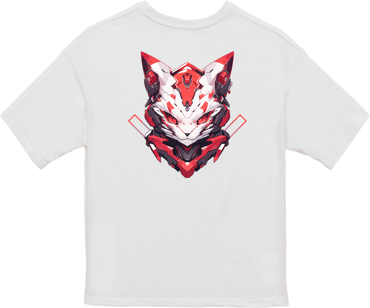 100% 纯棉超大T恤 | Mascot-Cat-010