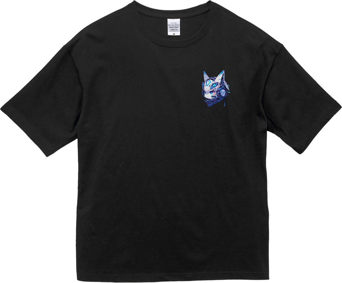 100%纯棉超大T恤 | Mascot-Cat-013