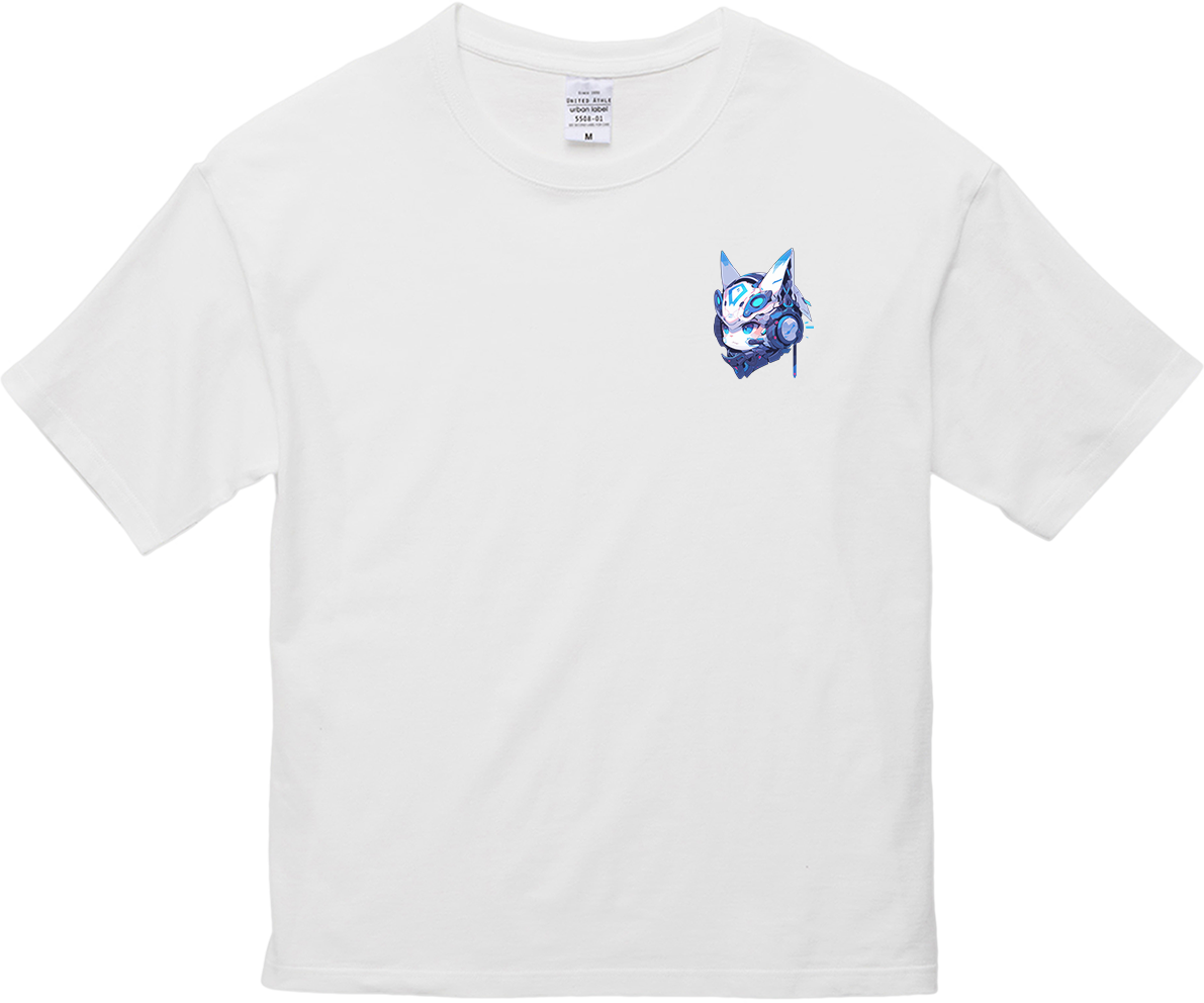 100%纯棉超大T恤 | Mascot-Cat-013