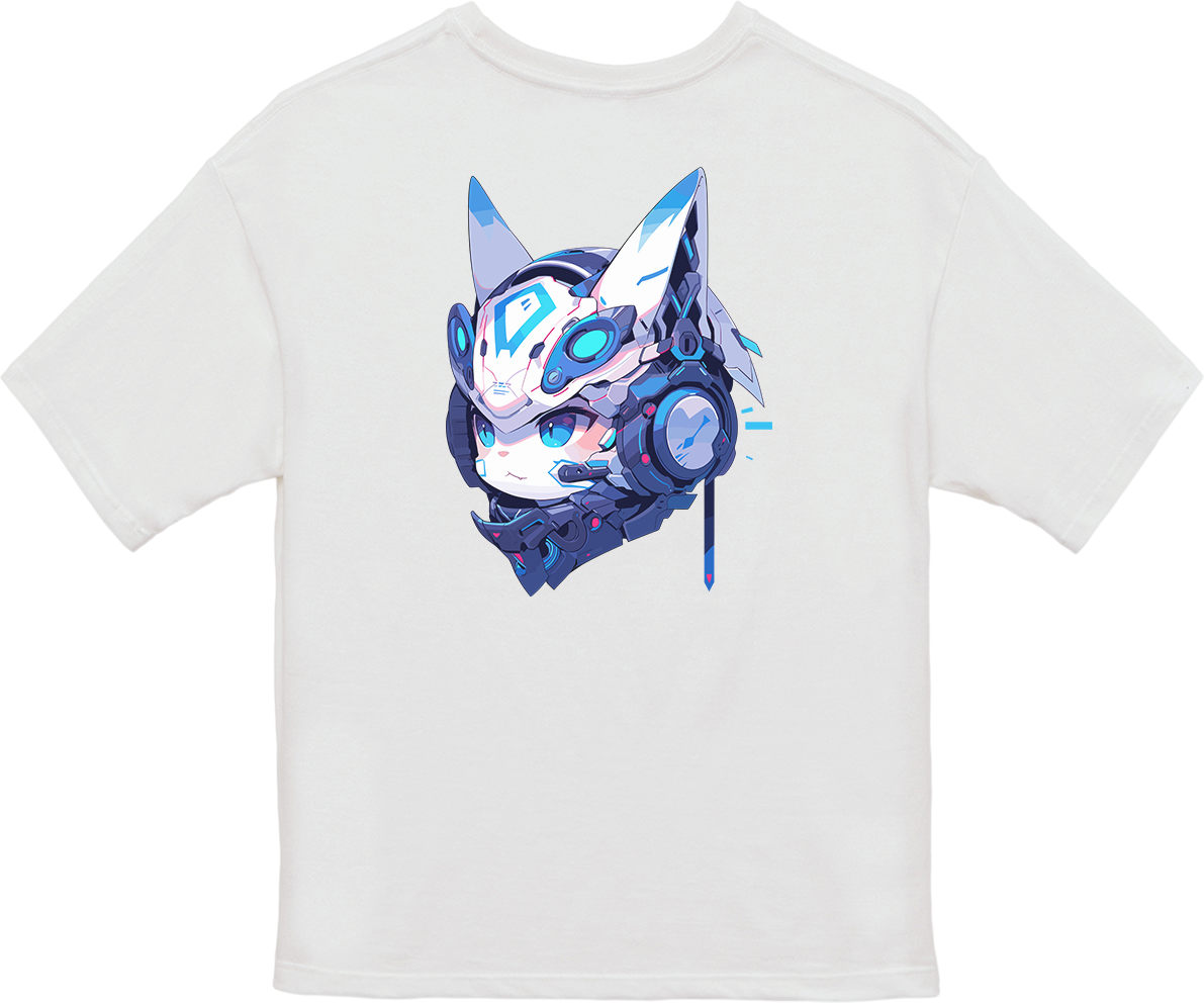 100%纯棉超大T恤 | Mascot-Cat-013