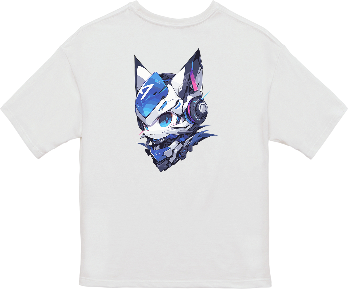 100%纯棉超大T恤 | Mascot-Cat-014