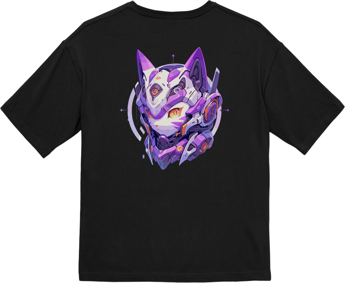 100%纯棉超大T恤 | Mascot-Cat-015