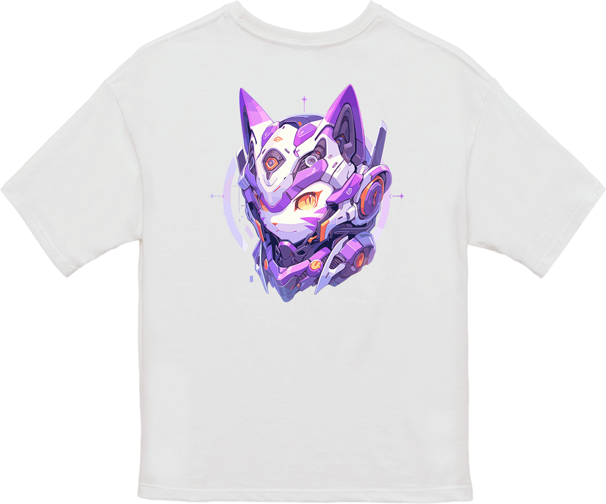 100%纯棉超大T恤 | Mascot-Cat-015