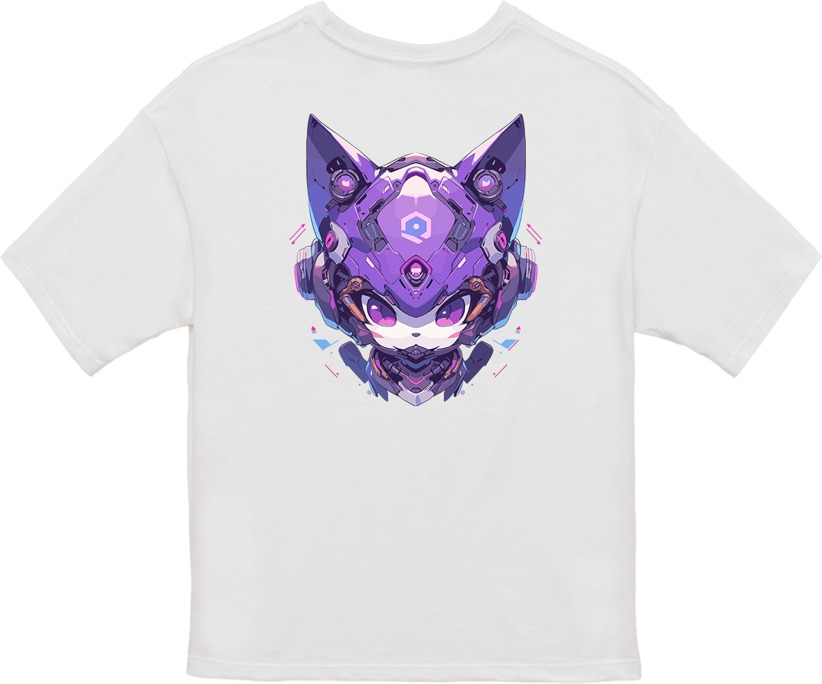100%纯棉超大T恤 | Mascot-Cat-016