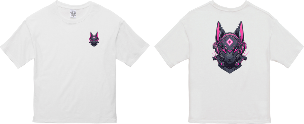 100% 纯棉超大T恤 | Mascot-Dog-002
