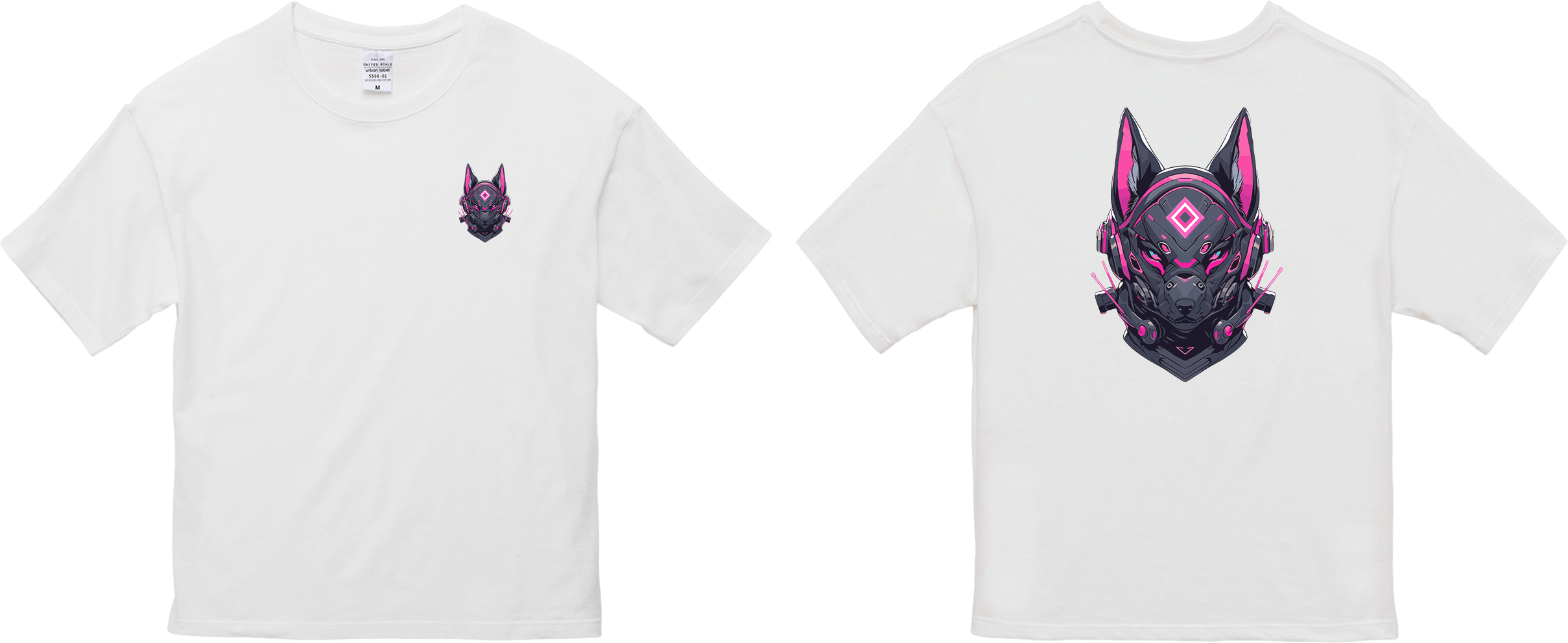 100% 纯棉超大T恤 | Mascot-Dog-002