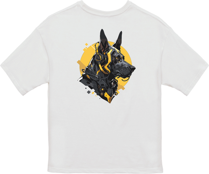 100% Cotton Oversized Tee | Mascot-Dog-003