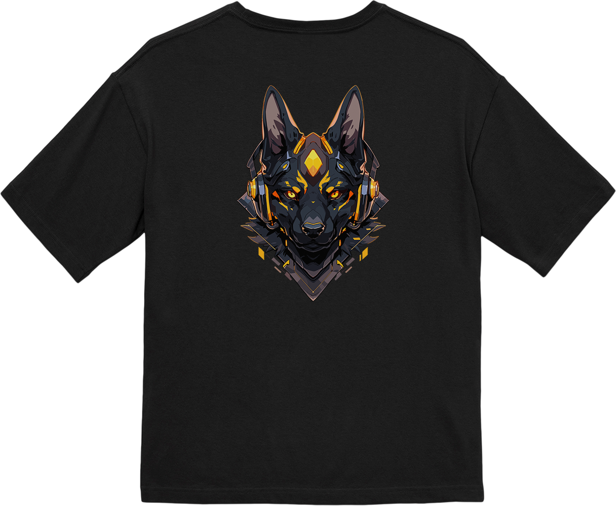 100% Cotton Oversized Tee | Mascot-Dog-004