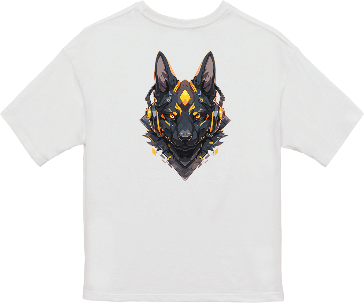 100% Cotton Oversized Tee | Mascot-Dog-004