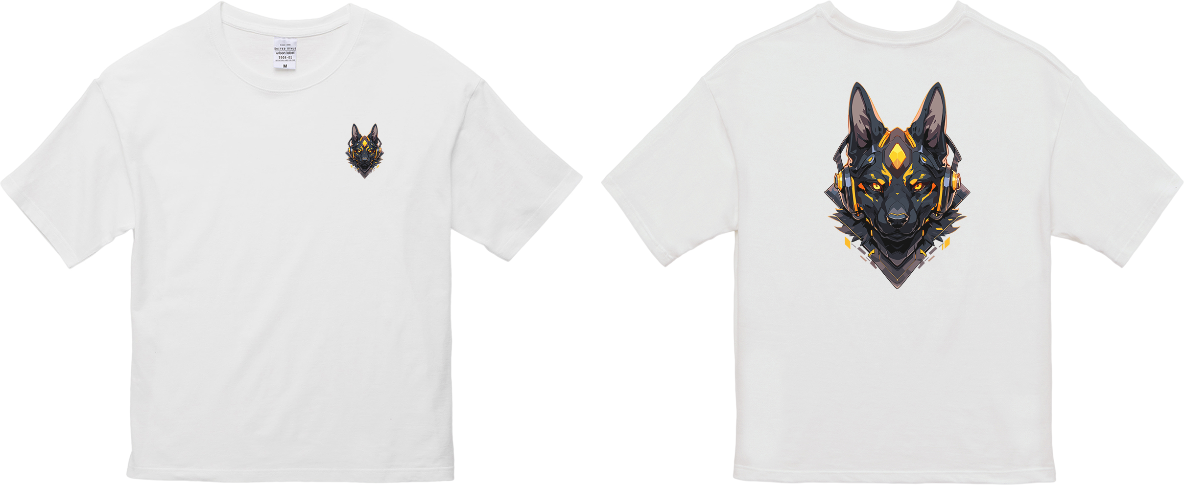 100% 纯棉超大T恤 | Mascot-Dog-004