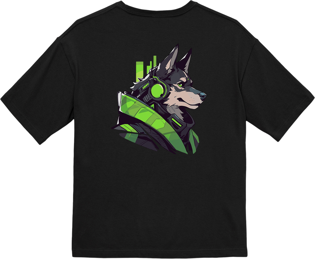 100% 纯棉超大T恤 | Mascot-Dog-005