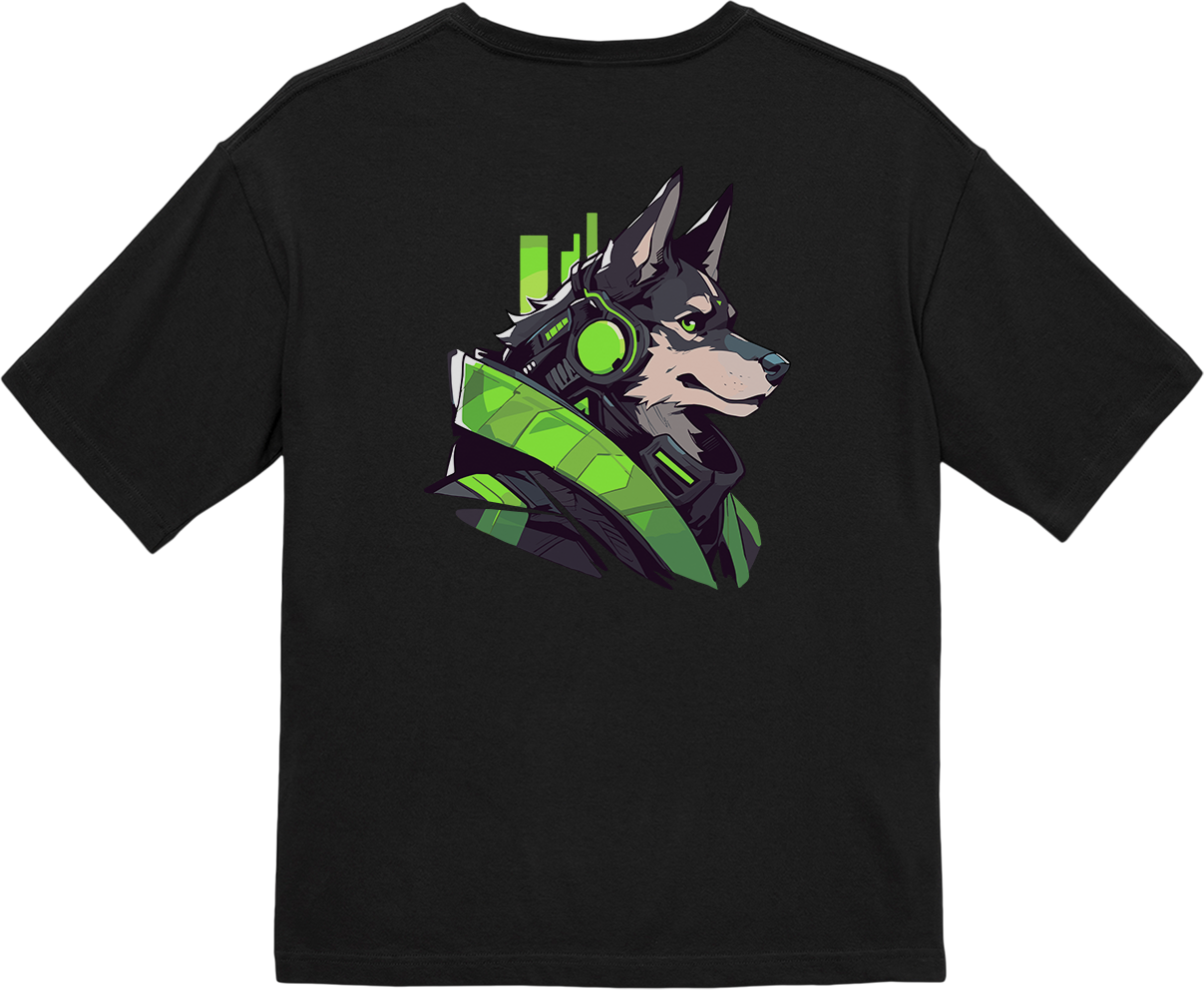 100% 纯棉超大T恤 | Mascot-Dog-005