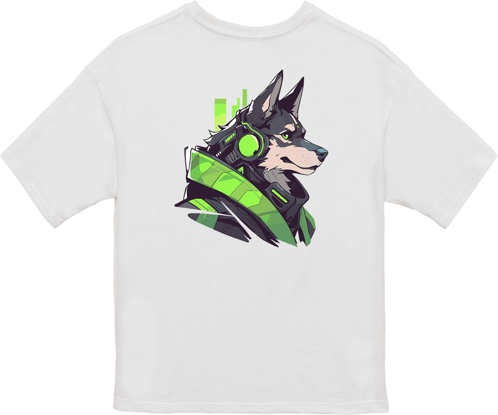 100% 纯棉超大T恤 | Mascot-Dog-005