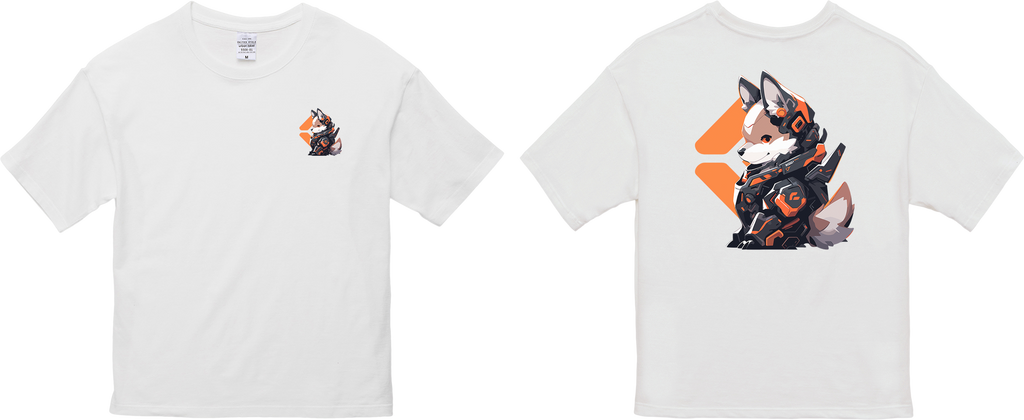 100%纯棉超大T恤 | Mascot-Dog-008