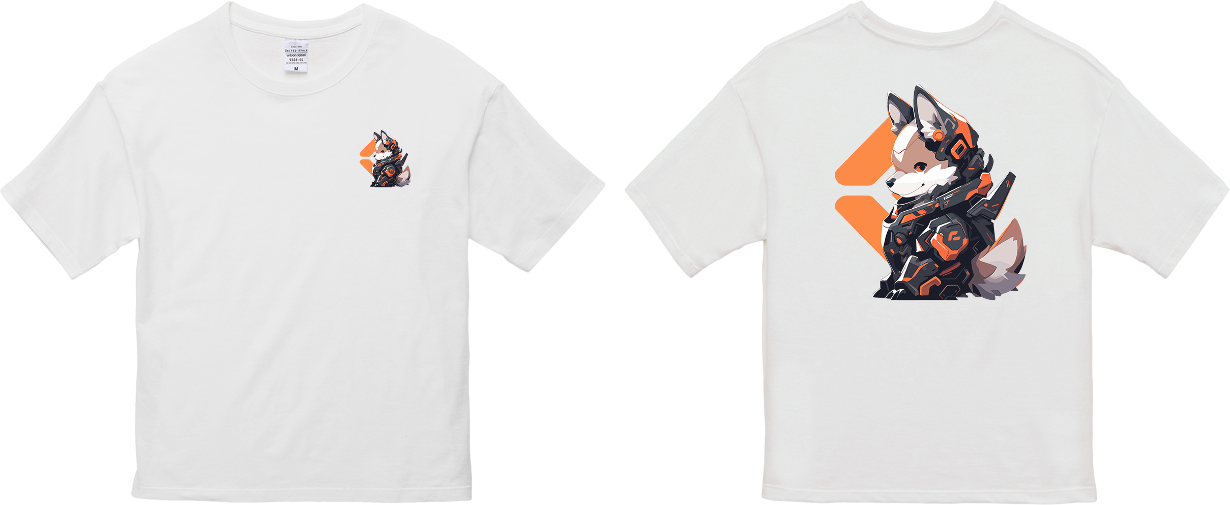 100%纯棉超大T恤 | Mascot-Dog-008