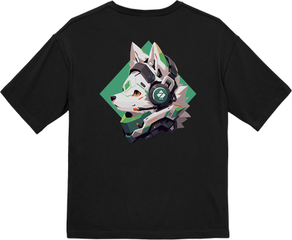 100% Cotton Oversized Tee | Mascot-Dog-011