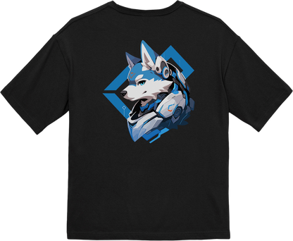 100% Cotton Oversized Tee | Mascot-Dog-013