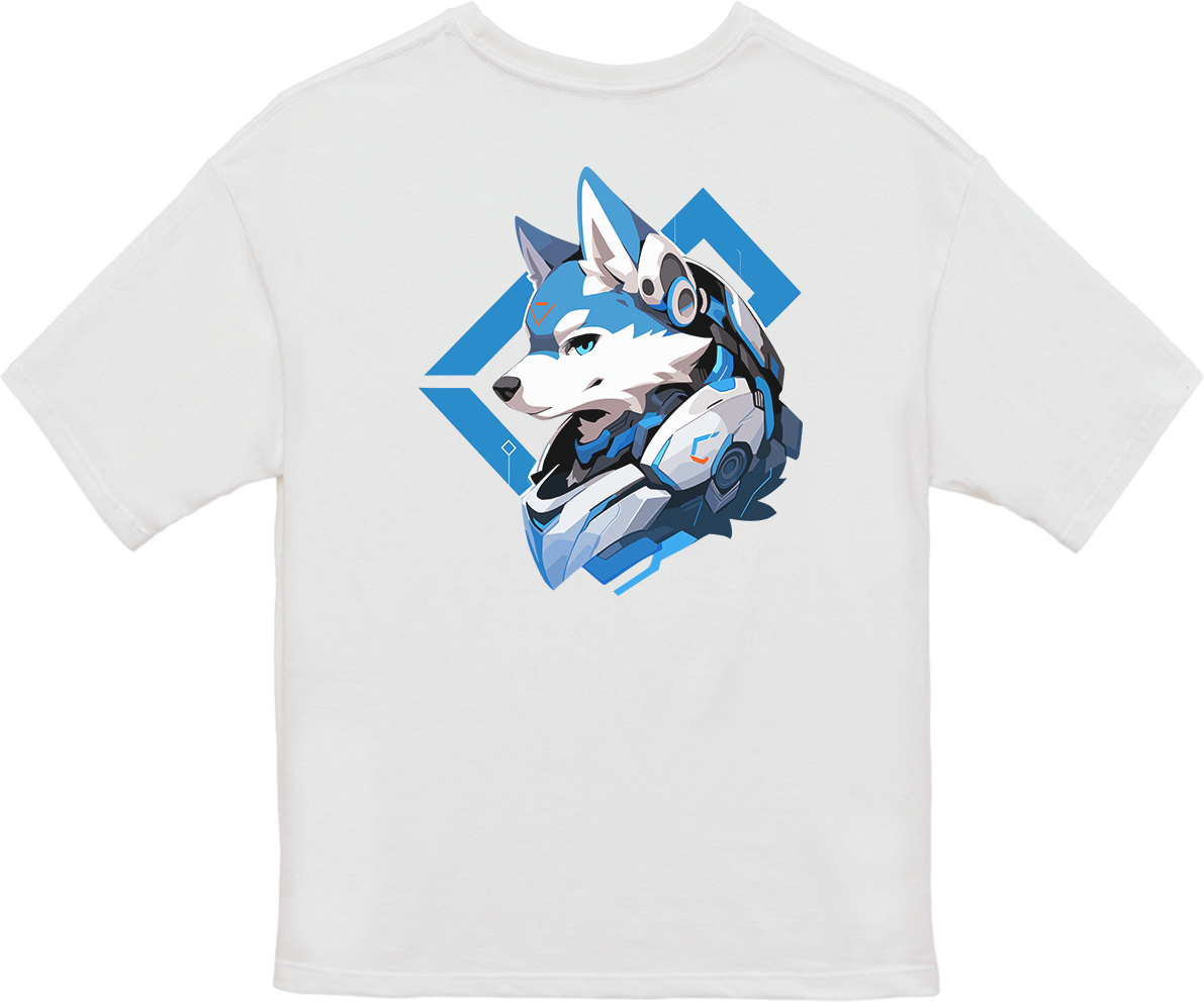 100% Cotton Oversized Tee | Mascot-Dog-013