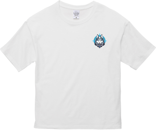 Mascot Logo Oversized Fit T-Shirt 100% Cotton TSO-2404-Mascot-Dog-014