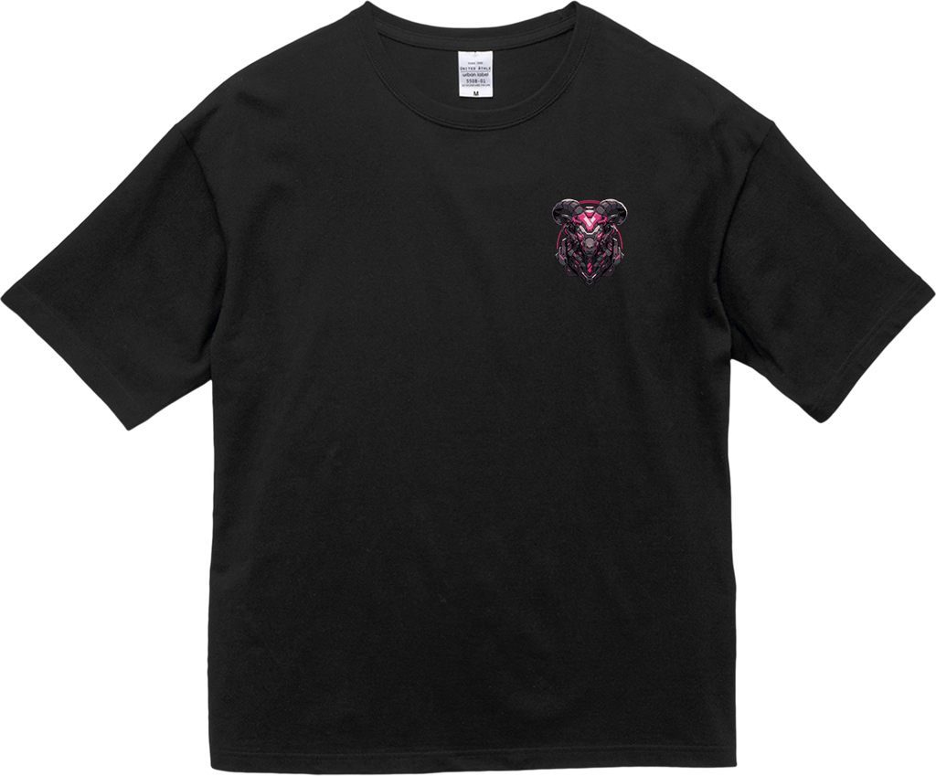100% Cotton Oversized Tee | Mascot-Goat-001