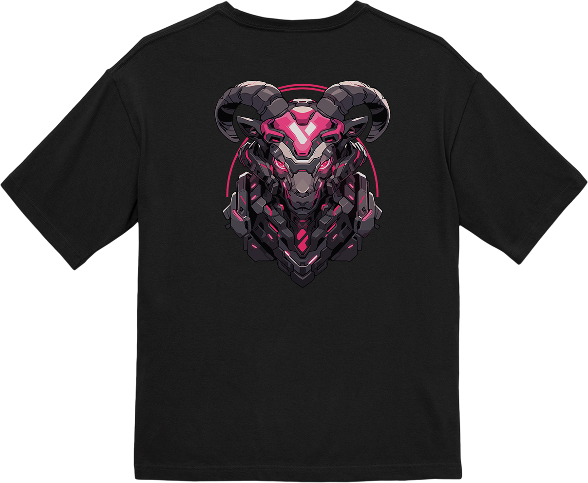 100%纯棉超大T恤 | Mascot-Goat-001