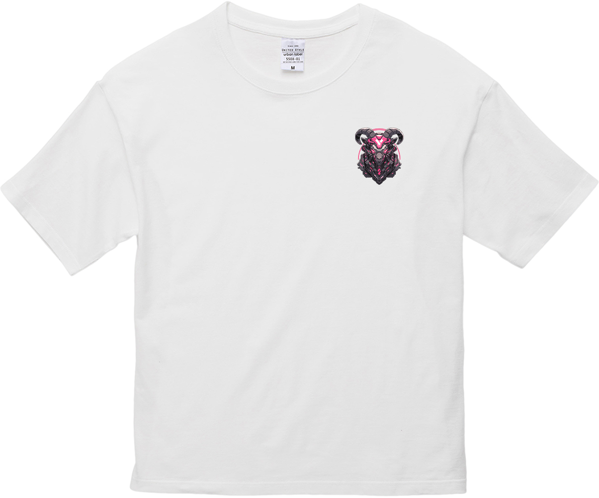 100%纯棉超大T恤 | Mascot-Goat-001