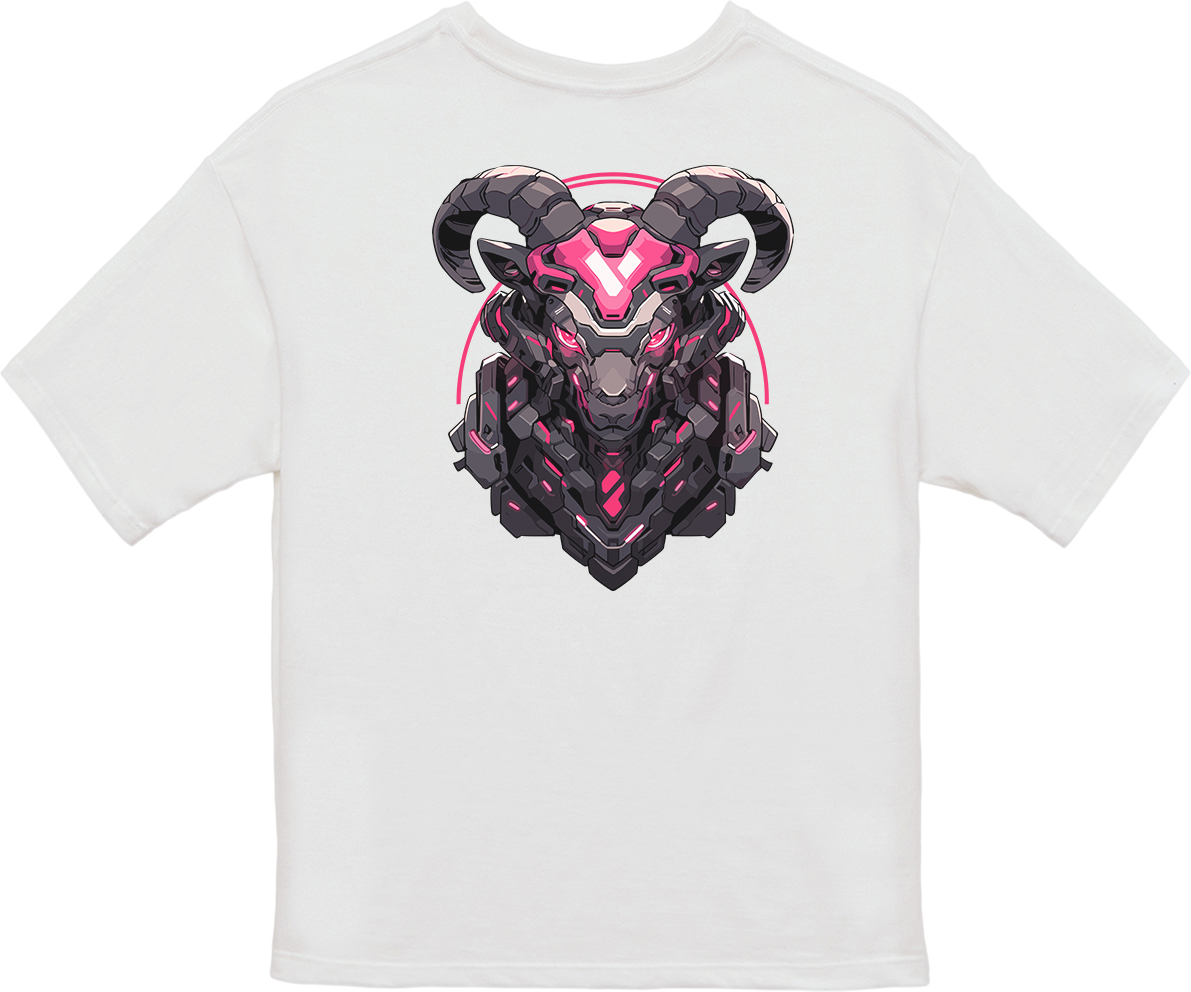 100%纯棉超大T恤 | Mascot-Goat-001