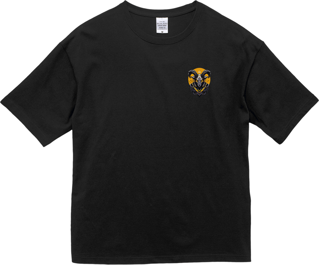 100% Cotton Oversized Tee | Mascot-Goat-003