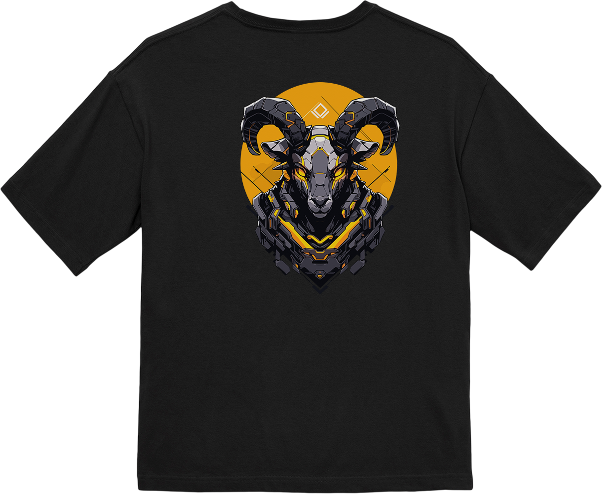 100% 纯棉超大T恤 | Mascot-Goat-003