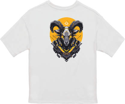 100% Cotton Oversized Tee | Mascot-Goat-003