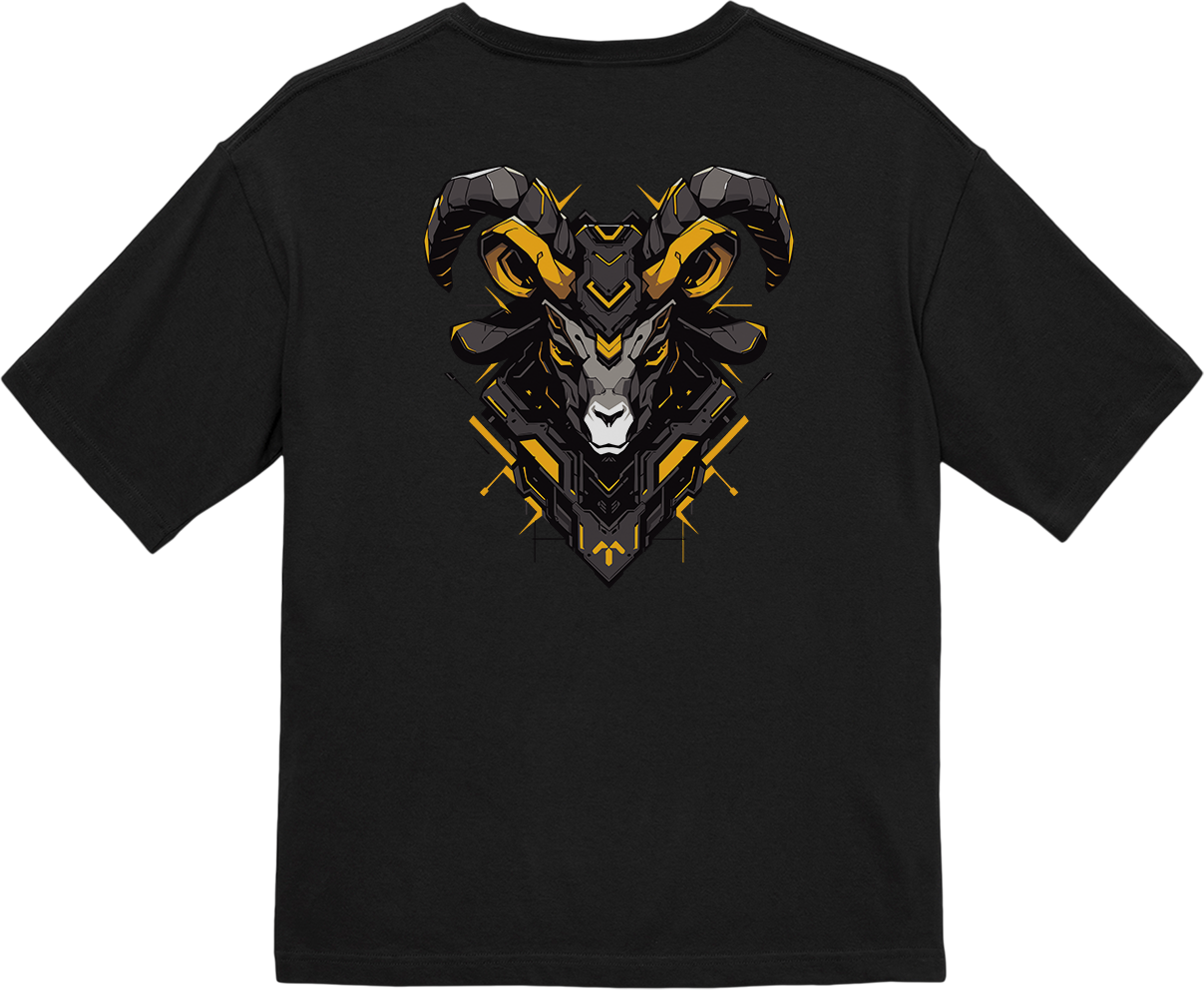 100% 纯棉超大T恤 | Mascot-Goat-004