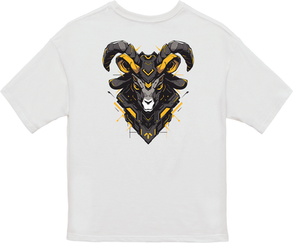 100% Cotton Oversized Tee | Mascot-Goat-004