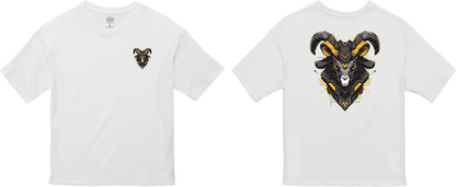 100% Cotton Oversized Tee | Mascot-Goat-004