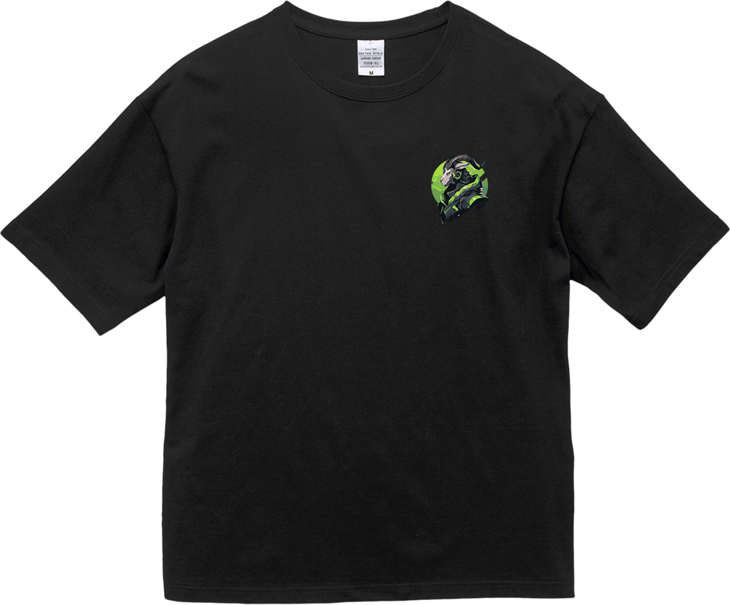 100% Cotton Oversized Tee | Mascot-Goat-005