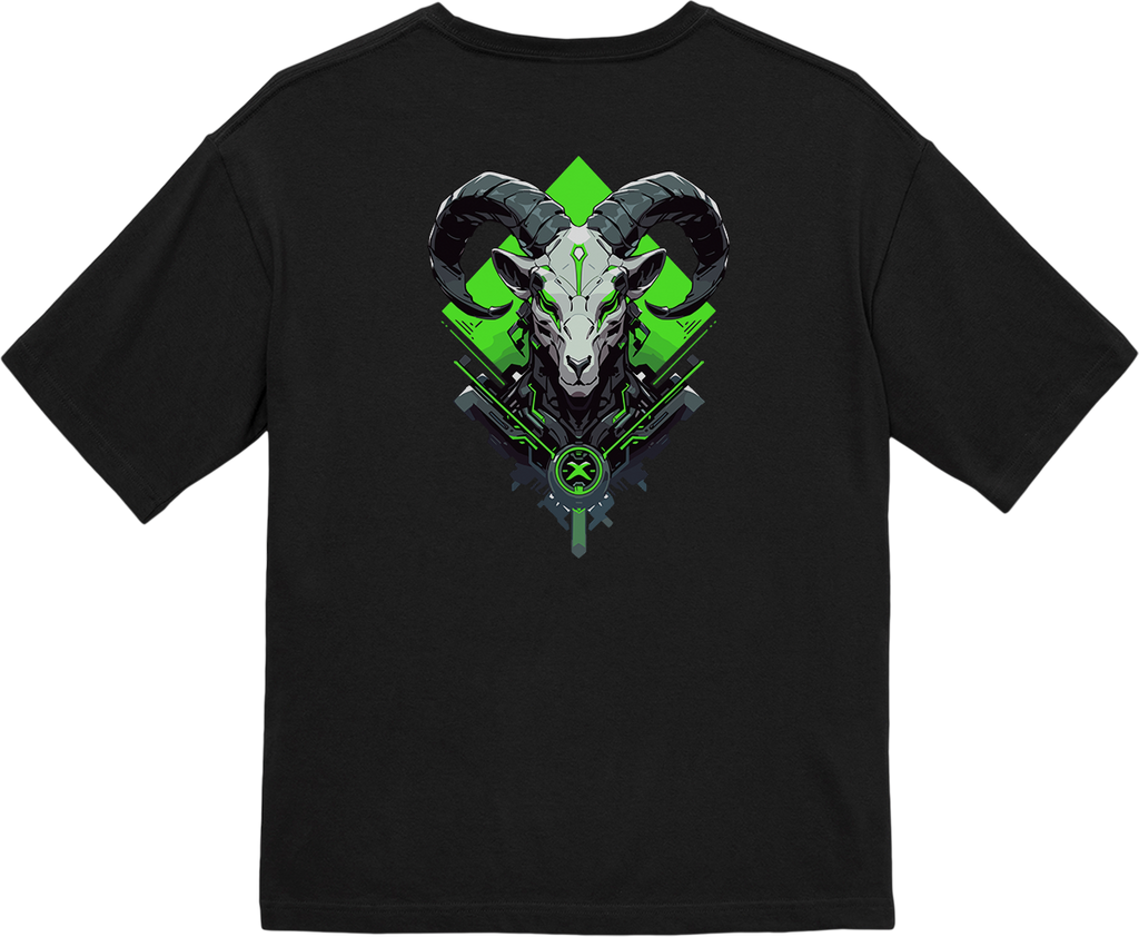 100%纯棉超大T恤 | Mascot-Goat-006