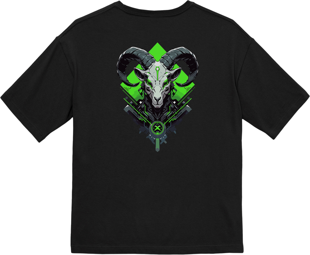 100%纯棉超大T恤 | Mascot-Goat-006