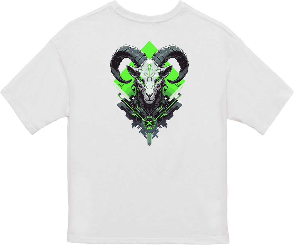 100%纯棉超大T恤 | Mascot-Goat-006