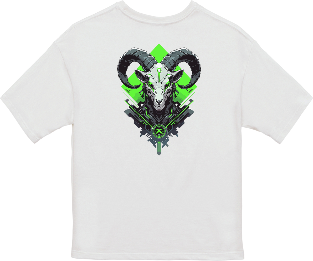 100%纯棉超大T恤 | Mascot-Goat-006